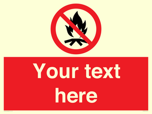 Custom prohibition No campfire